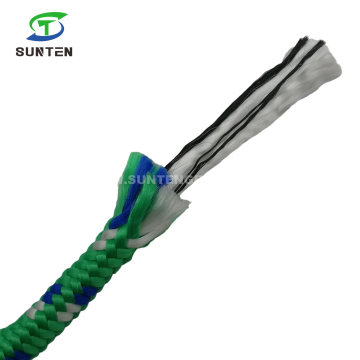 Polyester/Nylon/PP/Polypropylene/Polyamide/Plastic/Highrise/Rescue/Static/Safety Single Braided Rope